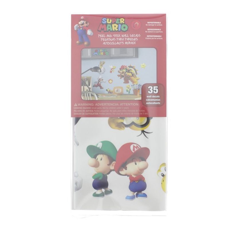 York Wallcoverings Nintendo Super Mario Peel & Stick Wall Decals