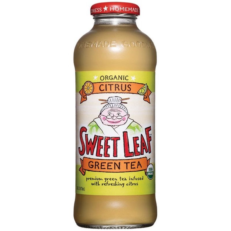 Sweet Leaf Tea Co Citrus Green Tea (16 fl oz) from CVS Pharmacy