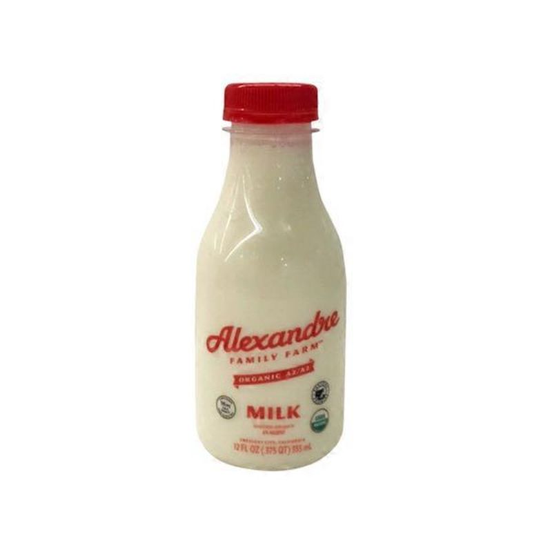 Alexandre Family Farm A2 Organic Top Cream Whole Milk (12 fl oz) from ...