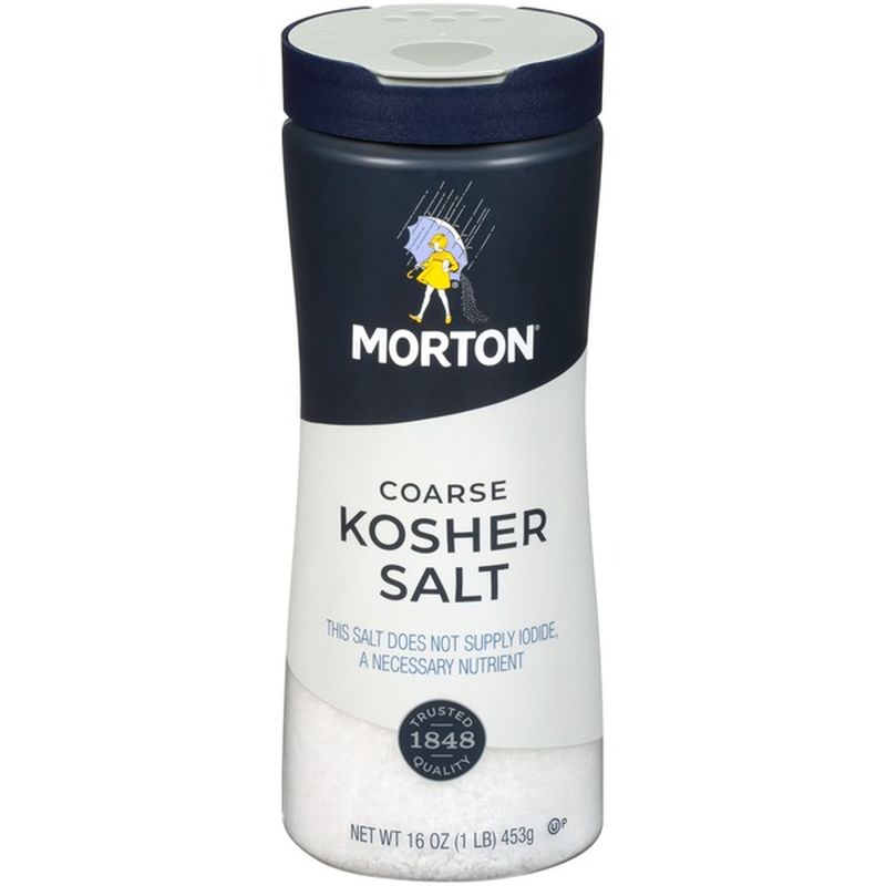 Morton Coarse Kosher Salt, 16 Ounce (16 ct) from Safeway Instacart