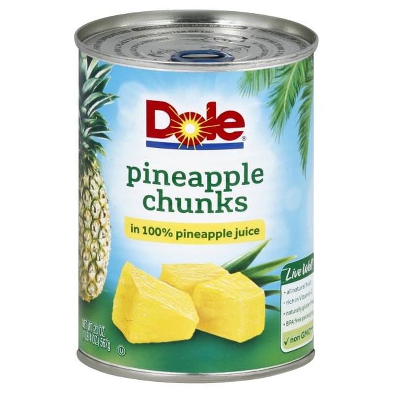 Dole Pineapple Chunks (20 oz) from Publix - Instacart