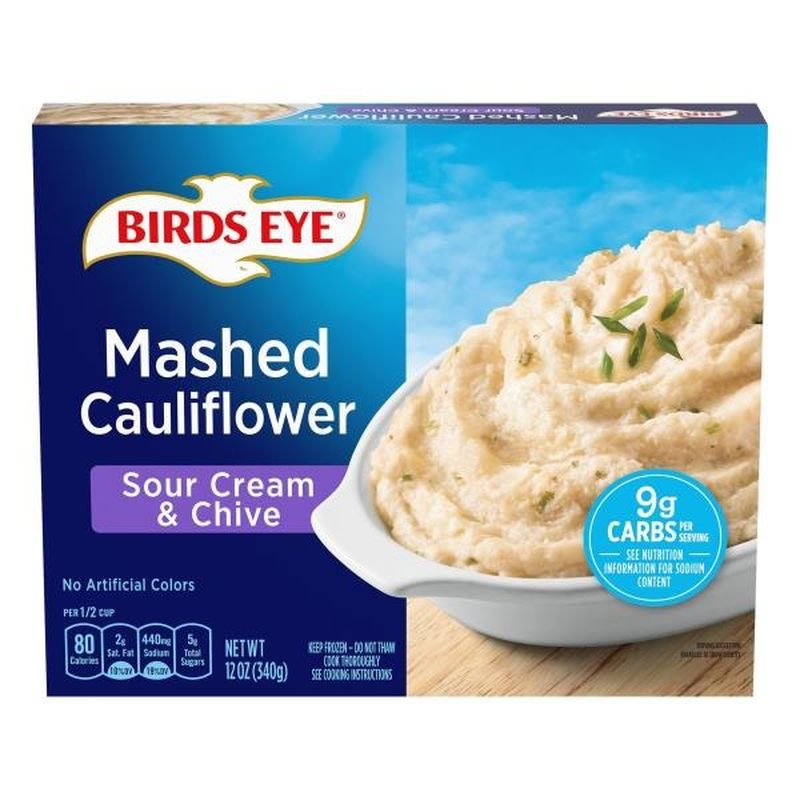 Birds Eye Cauliflower, Mashed, Sour Cream & Chive (12 oz) from Publix Instacart