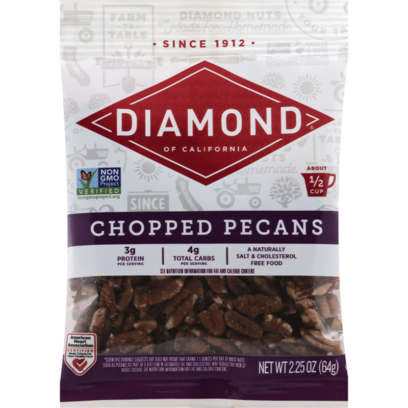 Diamond Pecans, Chopped (2.25 oz) Instacart