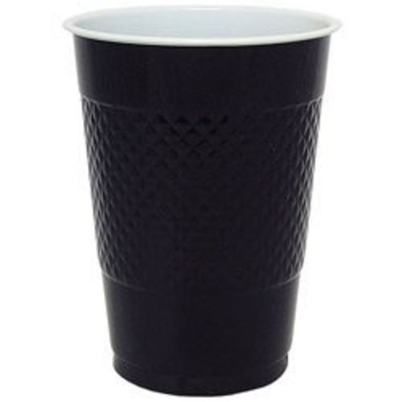 Hanna K 18 Ounce Black Plastic Cup