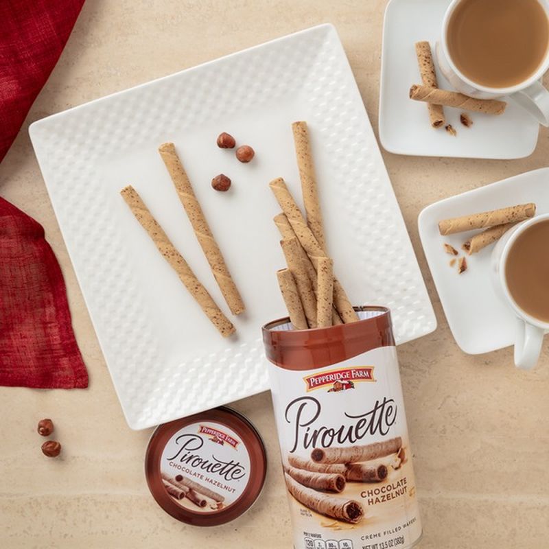 Pepperidge Farm® Pirouette® Crème Filled Wafers Chocolate Hazelnut Cookies 135 Oz Delivery Or 5109