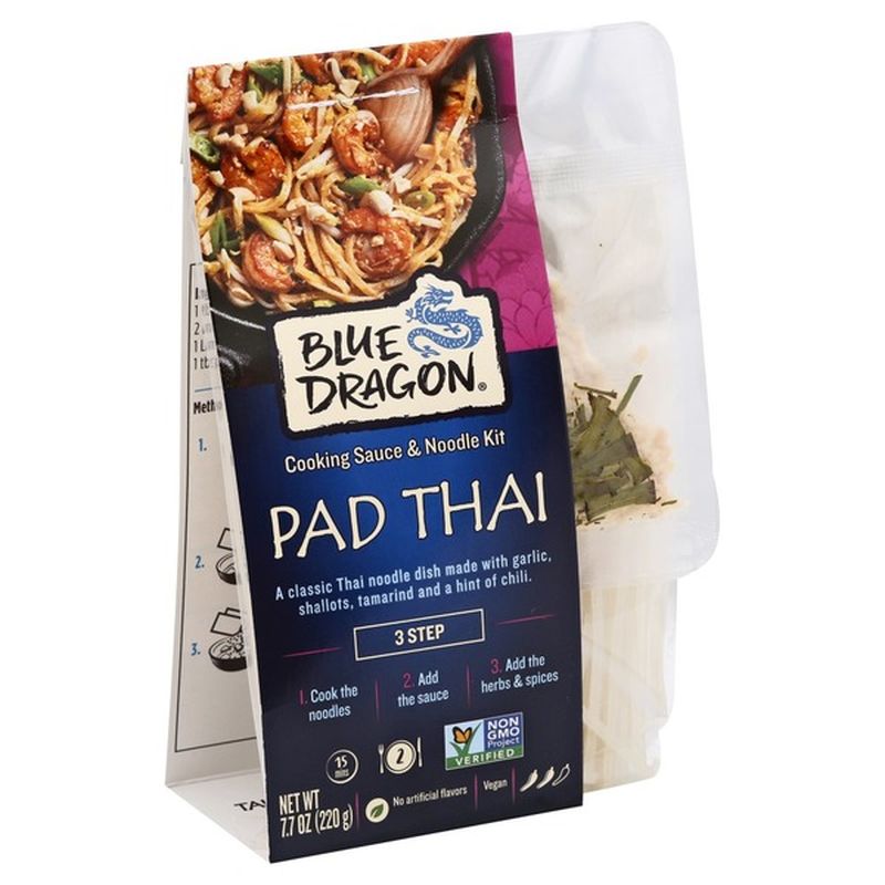 Blue Dragon Cooking Sauce & Noodle Kit, Pad Thai (7.7 oz) Instacart