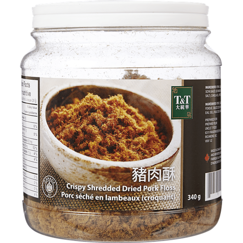 T&T Crispy Shredded Dried Pork Floss (340 g) Instacart