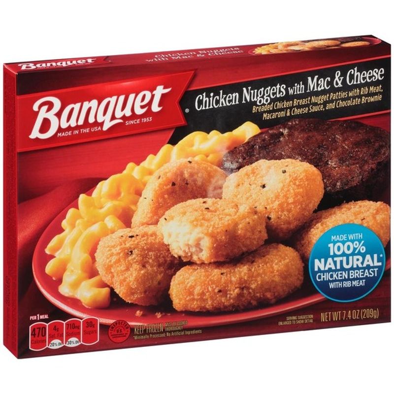 Banquet Classic Chicken Nuggets With Mac And Cheese (7.4 oz) - Instacart