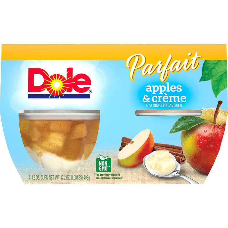 Dole Apples & Crème Parfait (4 oz) Instacart