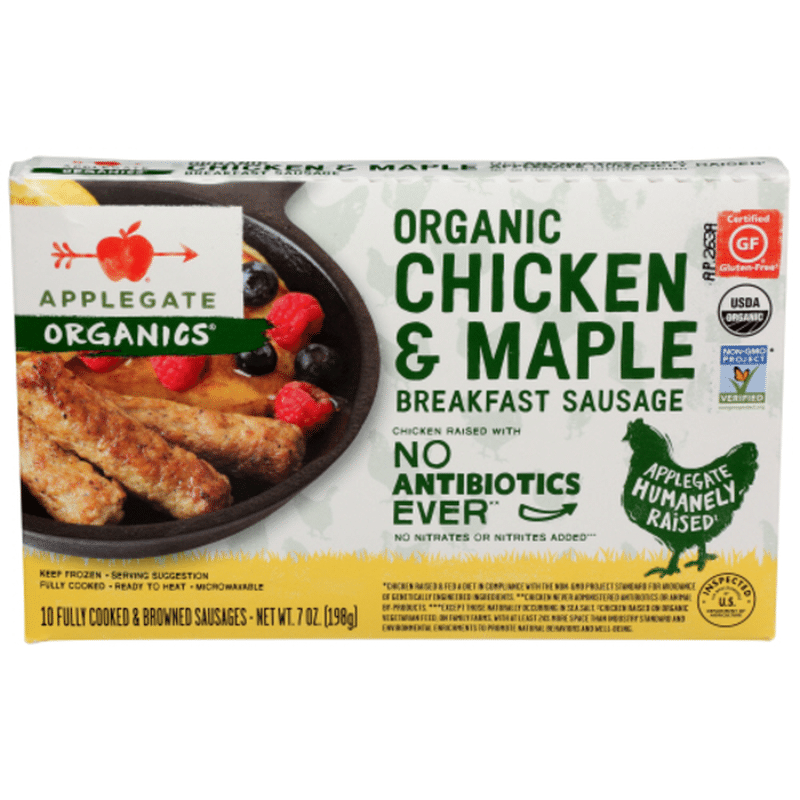 Organic Chicken Maple Sausage