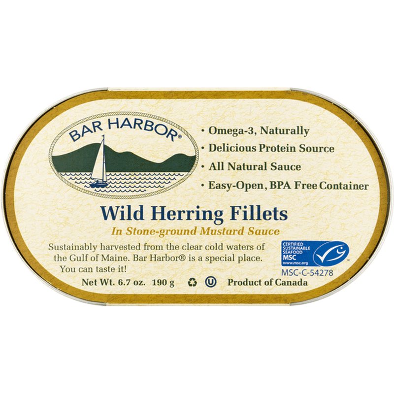 Bar Harbor Herring Fillets, Wild (6.7 oz) Instacart