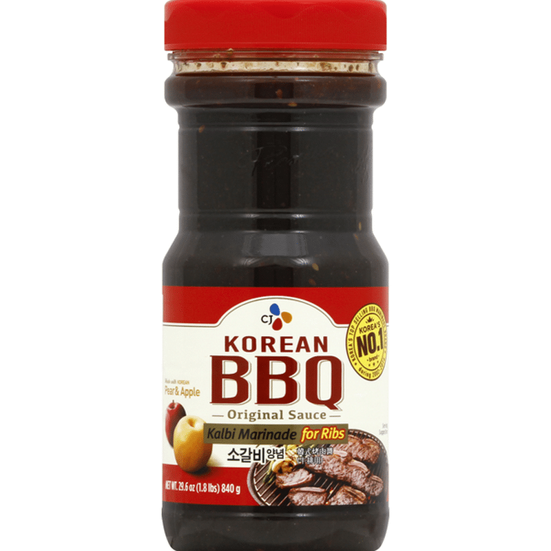 CJ Marinade, for Ribs, Kalbi, Korean BBQ Original Sauce (29.6 oz