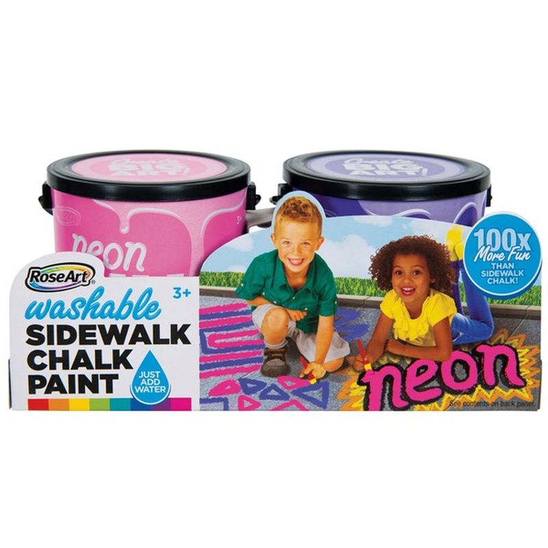 Mattel Washable Neon Sidewalk Chalk Paint