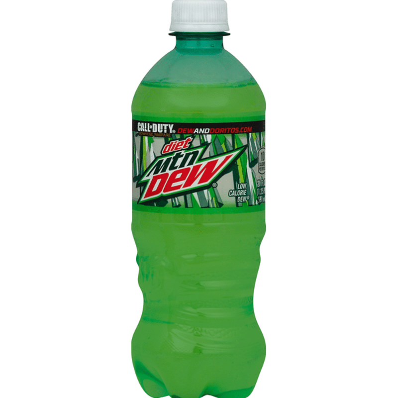 Mtn Dew Diet Soda (20 fl oz) - Instacart