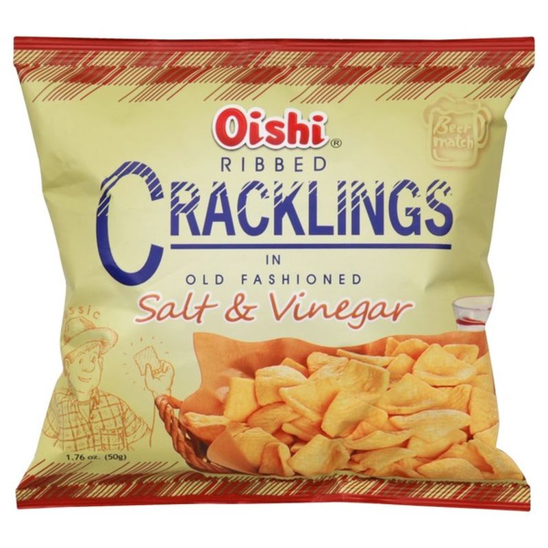 Oishi Cracklings, Salt & Vinegar (1.76 oz) Instacart