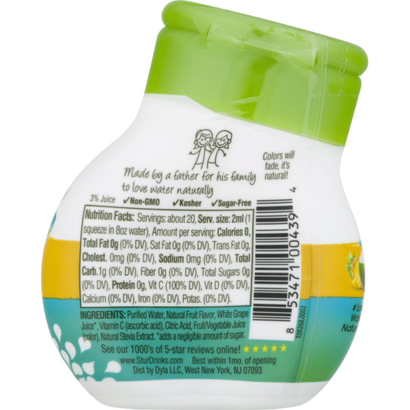 Stur Liquid Water Enhancer Coconut Water + Pineapple (1.62 fl oz) from