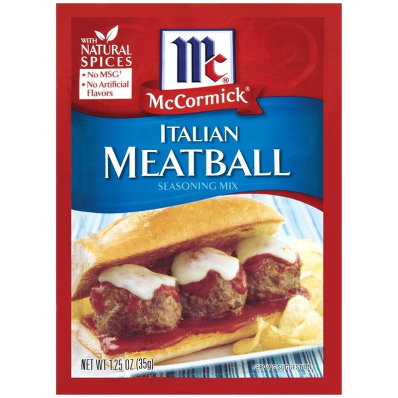 Mccormick® Italian Meatball Seasoning Mix 1 25 Oz Instacart