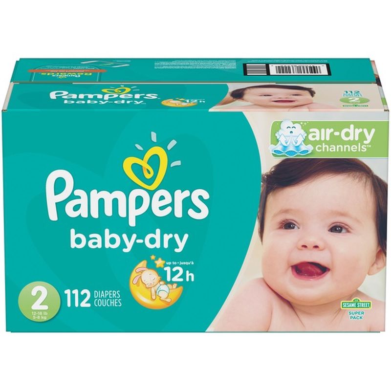 target pampers baby dry size 4