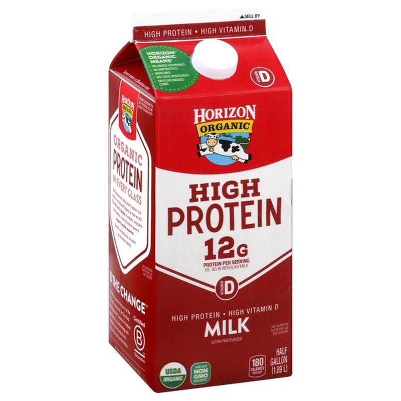 Horizon Organic Whole High Protein Milk 64 Fl Oz Instacart