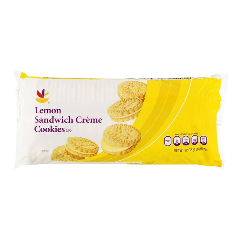 SB Sandwich Creme Cookies, Lemon (32 oz) Instacart