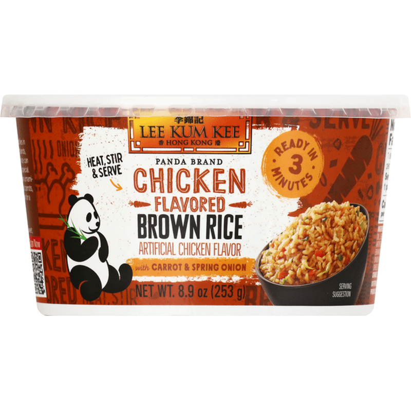 Lee Kum Kee Brown Rice, Chicken Flavored with Carrot & Spring Onion (8.