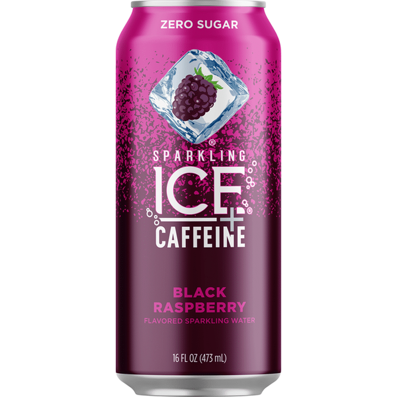 Sparkling ICE Black Raspberry Plus Caffeine Sparkling Water