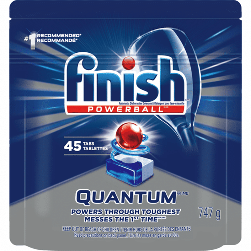 Finish Powerball Quantum Max Dishwasher Detergent (45 ct) Instacart