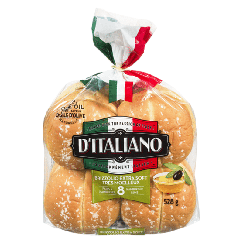 D'Italiano Brizzolio Hamburger Bun (8 Ct) - Instacart