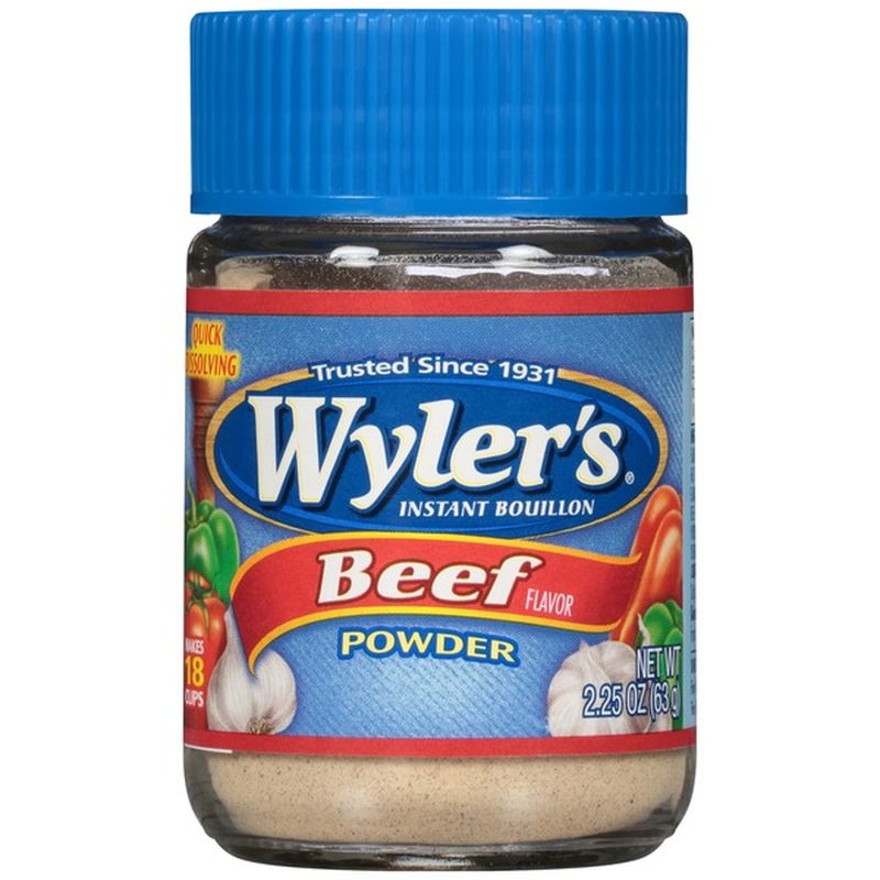 Wyler's Beef Instant Bouillon Powder (2.25 oz) Instacart