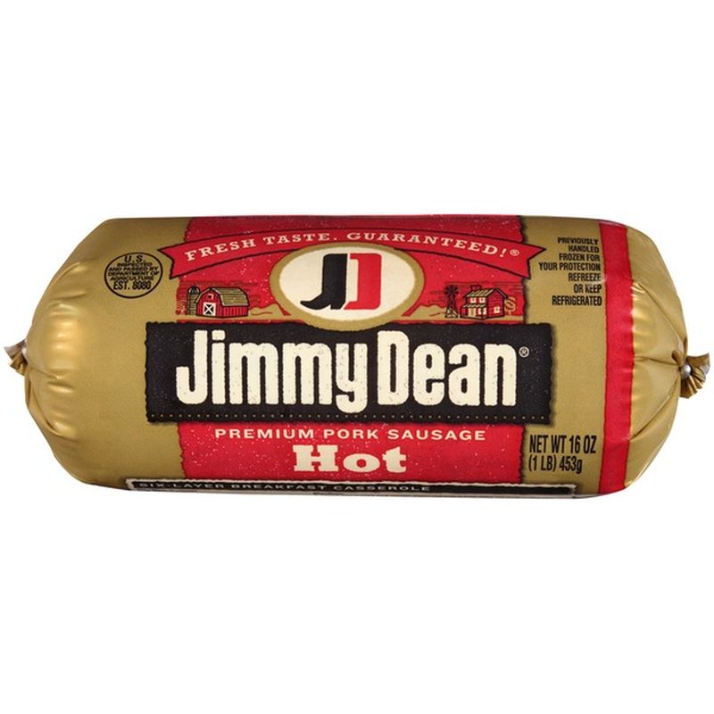 Jimmy Dean Premium Pork Hot Sausage Roll (1 lb) from ...