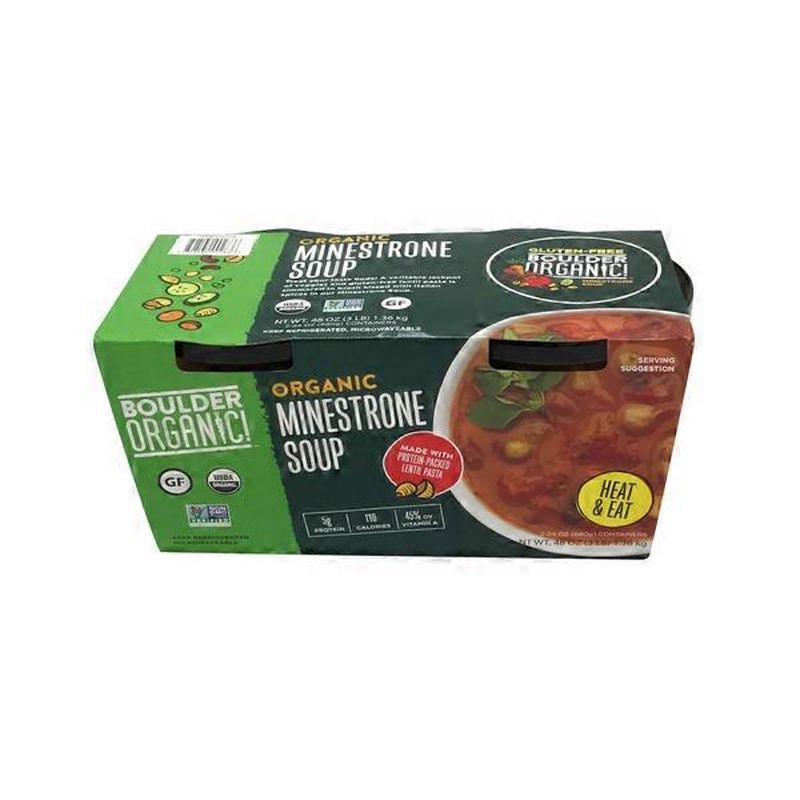 Boulder Organic Soups Organic Minestrone Soup (24 oz) Instacart