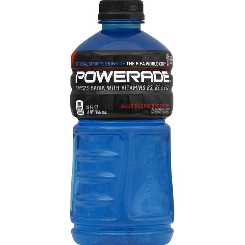 Powerade Sports Drink, Blue Raspberry Cherry (32 oz) Instacart