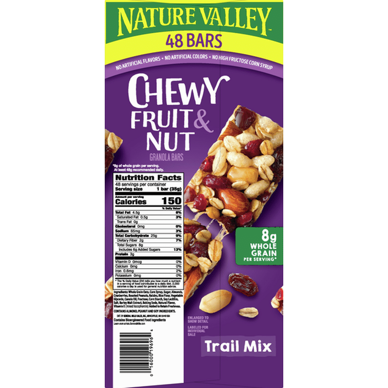 Nature Valley Granola Bars, Fruit & Nut, Trail Mix, Chewy (48 each) from Smart & Final Instacart