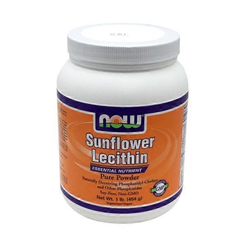 Now Sunflower Lecithin Essential Nutrient Pure Powder (1 lb) Instacart