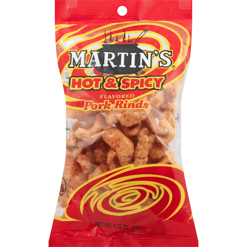 Martin's Pork Rinds, Hot & Spicy Flavored (1.75 oz) Instacart