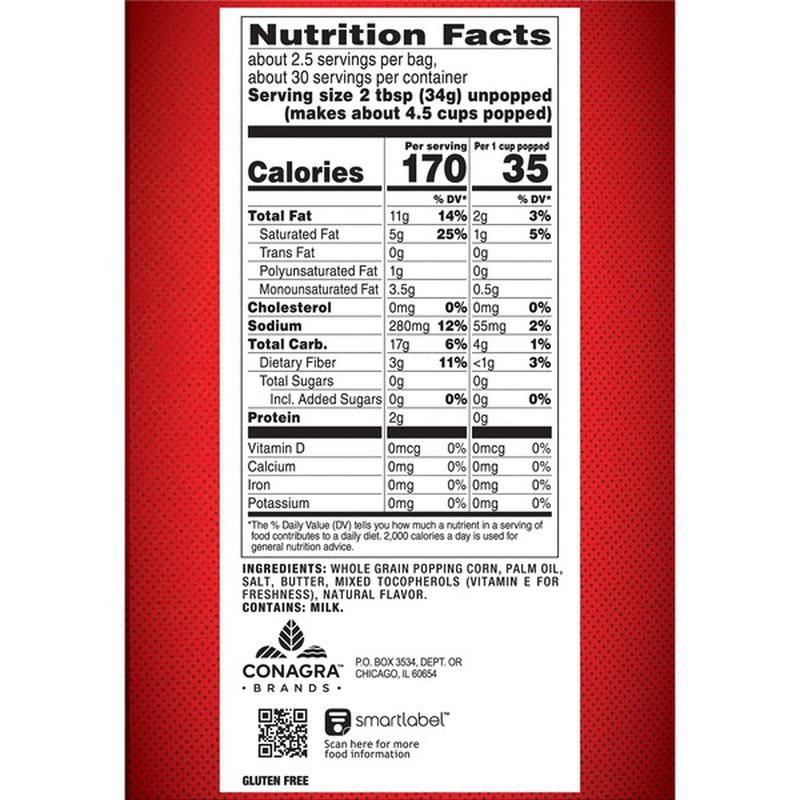 Orville Redenbacher s Tender White Popcorn 39 36 Oz Instacart