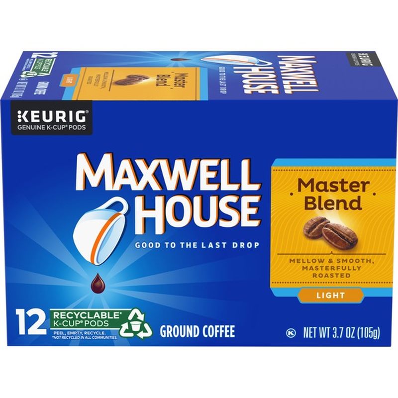 Maxwell House Master Blend Light Roast K-Cup® Coffee Pods (12 ct