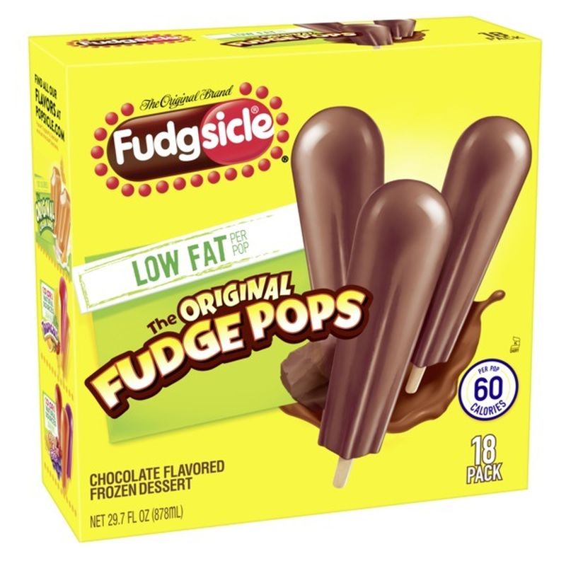 Popsicle Fudge Pops Low Fat (1.65 fl oz) Instacart
