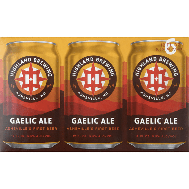 Highland Brewing Beer, Gaelic Ale (6 each) Instacart