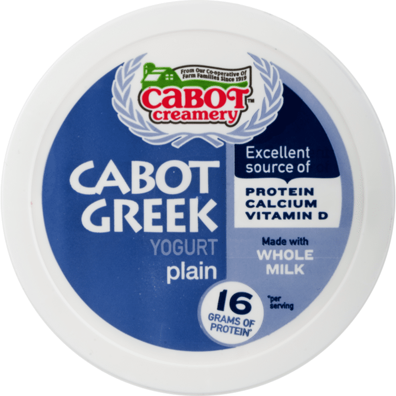 Cabot Greek Yogurt, Plain (2 lb) Instacart