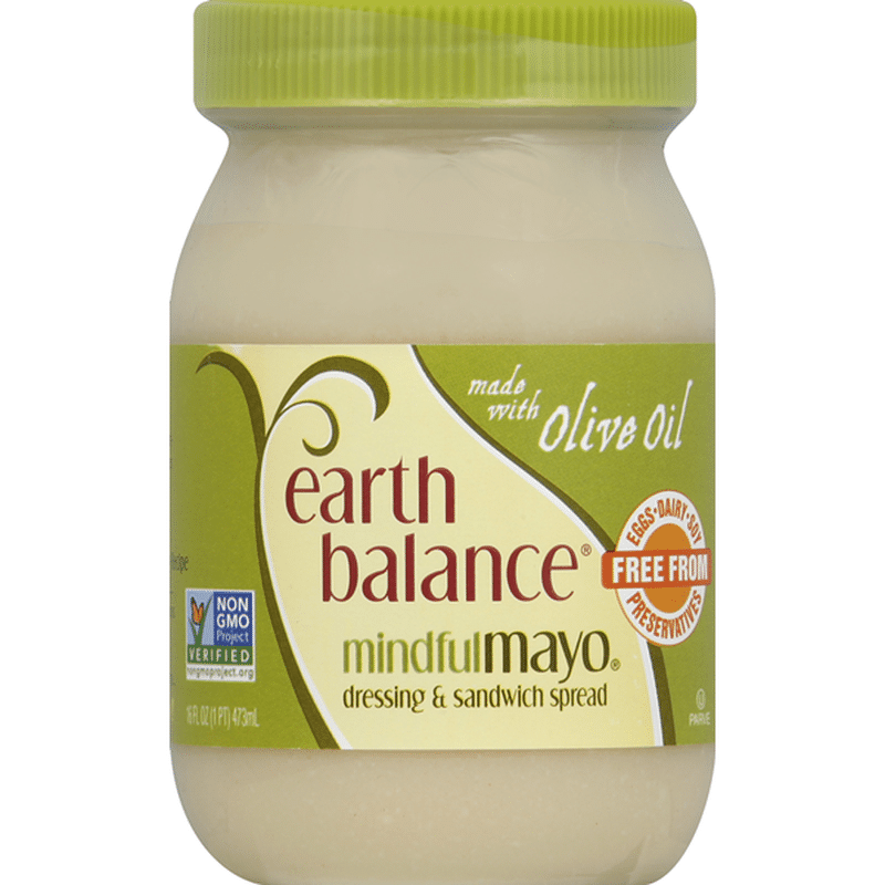 Earth Balance MindfulMayo Made with Olive Oil Dressing & Sandwich