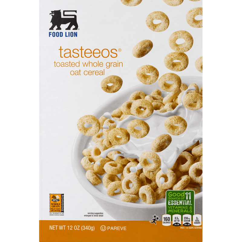 Food Lion Cereal, Tasteeos (12 oz) - Instacart