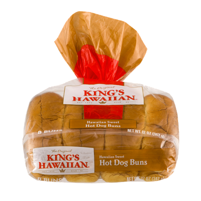 King's Hawaiian Sweet Hot Dog Buns (8 ct) from Giant Food Instacart