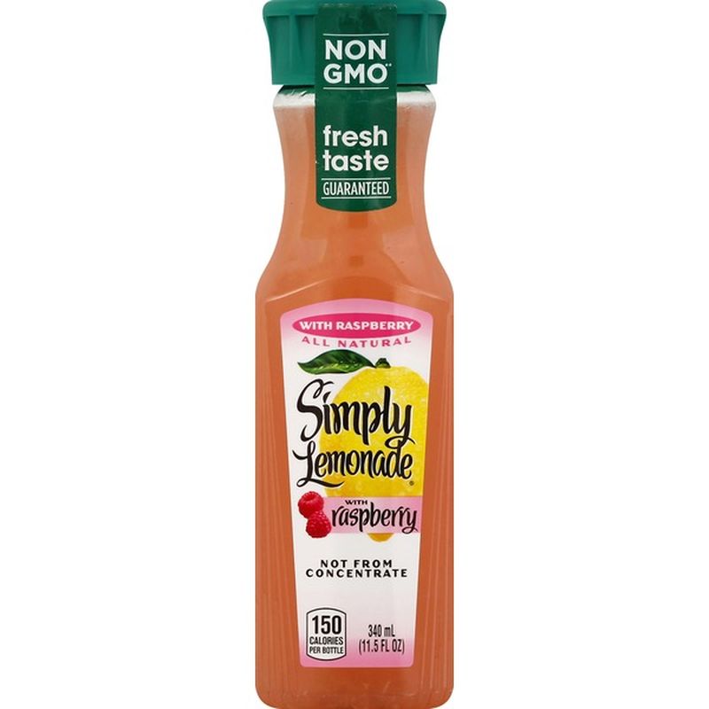 Simply Lemonade With Raspberry, All Natural NonGmo (11.5 fl oz) from
