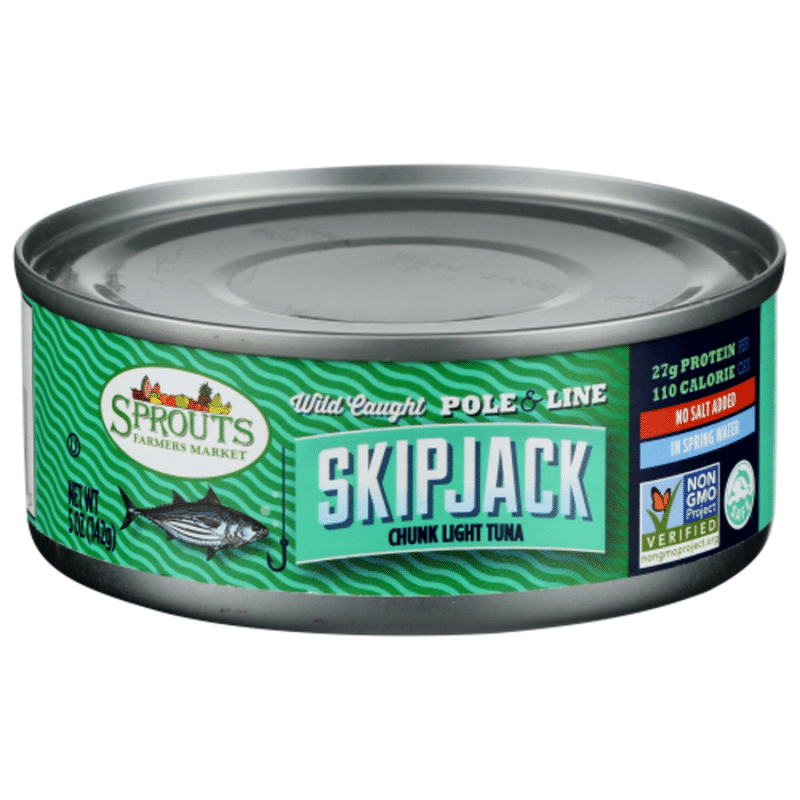 Sprouts Canned Wild Caught Skipjack Light Tuna (5 oz) - Instacart