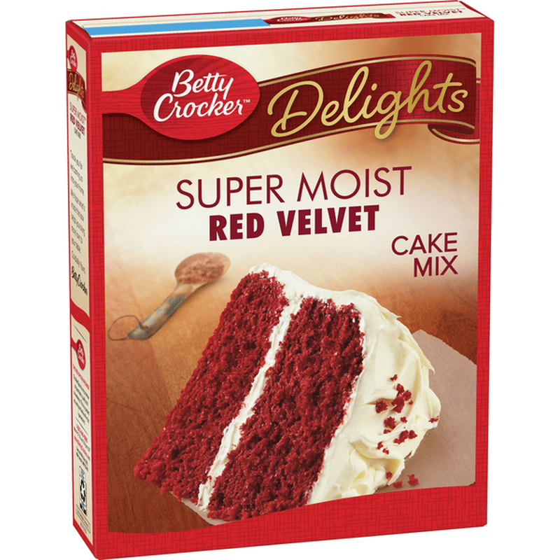 Betty Crocker Super Moist Red Velvet Cake Mix (15.25 oz) Instacart