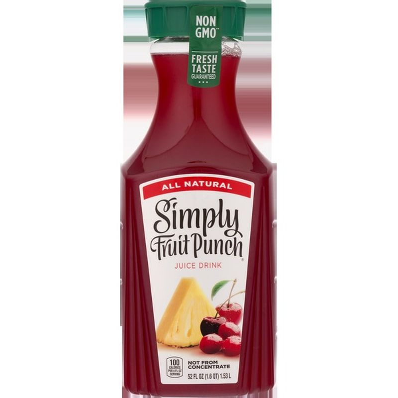 Simply Fruit Punch Juice (52 oz) from JewelOsco Instacart