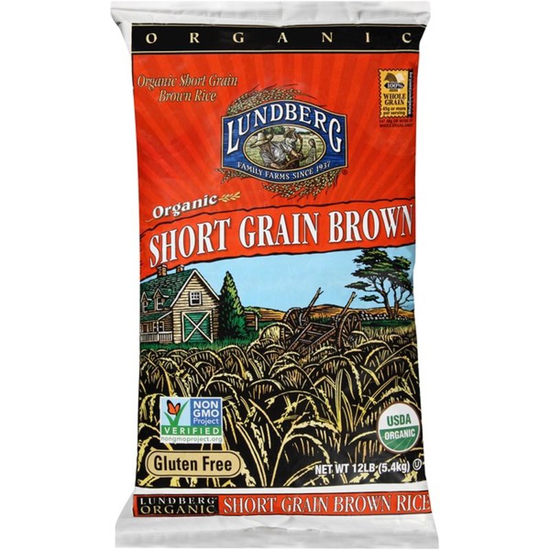 Lundberg Family Farms Og Sht Grain Brn Rice Brown Rice 12 Lb Instacart