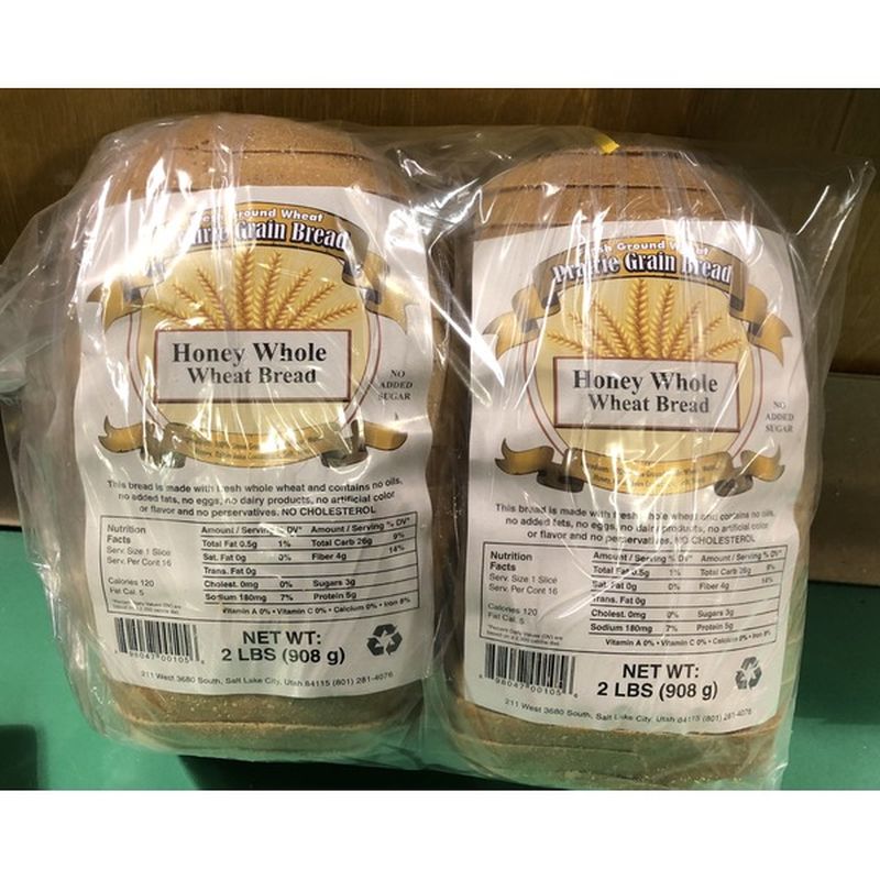 Prairie Grain Bread, Wheat, Honey Whole (2 lb) from Costco Instacart