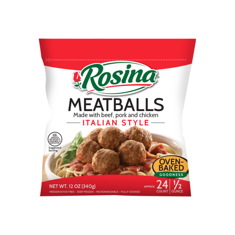 Rosina Meatballs Italian Style 12 Oz Instacart